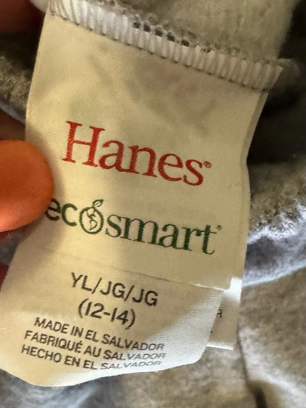 Hanes Light Gray Kids Sweatsuit - hoodie & sweatpants- Cozy